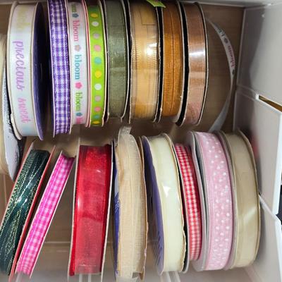 Designs & Solid Color Ribbon Lot