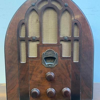 1935 Zenith 805 Wood Tube Cathedral Radio w/SW Professionally Restored & Works