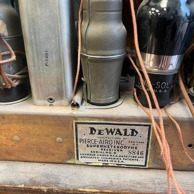 DEWALD RADIO 1930s Professionally Restored /Works