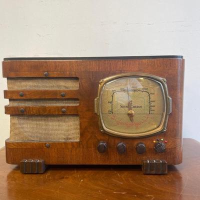 1930s Setchell-Carlson 407 Wood tube radio/ Professionally Restored & Works