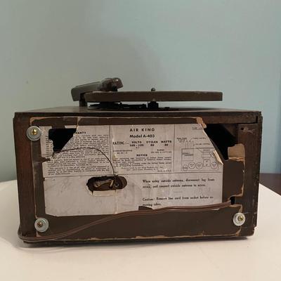 Vintage 1930's Air King Radio Professionally Restored & Works
