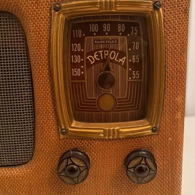 Vintage 1930's Detrola Radio Professionally Restored & Works
