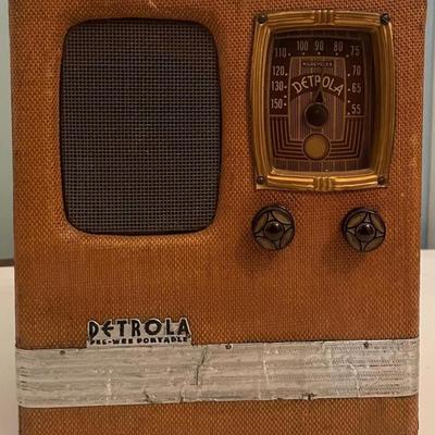 Vintage 1930's Detrola Radio Professionally Restored & Works