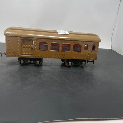 Sale Photo Thumbnail #196: Description: Ives 170 Buffet, Part of a Prewar Collectibe Trains Estate Collection; Measurement Approximate: "h x "w; Material: