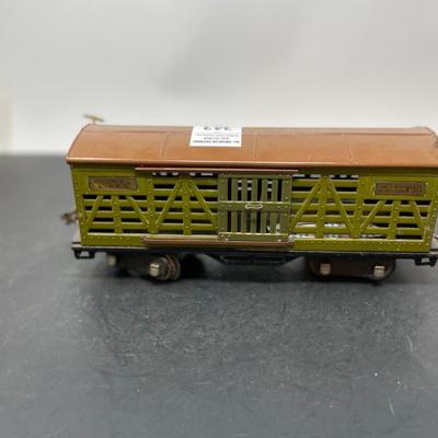 Sale Photo Thumbnail #450: Description: Lionel 513 Box Car, Part of a Prewar Collectibe Trains Estate Collection; Measurement Approximate: "h x "w; Material: