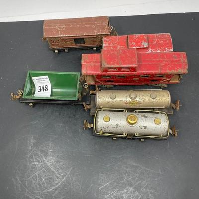 Lot of 6 Lionel Tinplate Rolling Stock