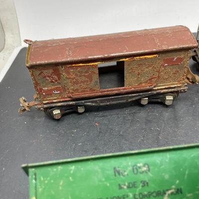 Lot of 6 Lionel Tinplate Rolling Stock