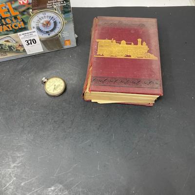 Locomotive Book, Pocketwatch, Lionel Train Watch