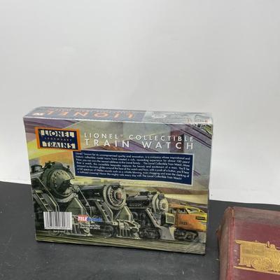 Locomotive Book, Pocketwatch, Lionel Train Watch