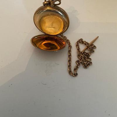 Pocket Gold Plate Watch Waltham