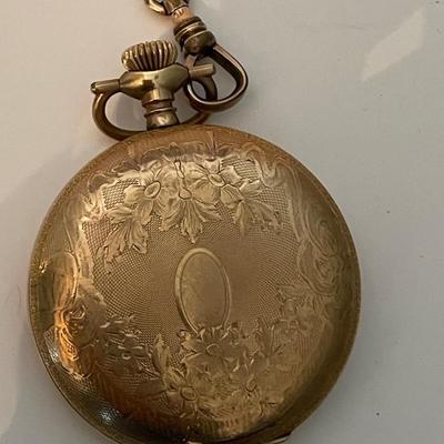 Pocket Gold Plate Watch Waltham