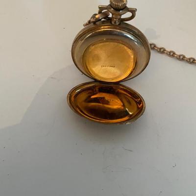 Pocket Gold Plate Watch Waltham