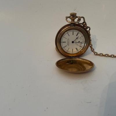 Pocket Gold Plate Watch Waltham
