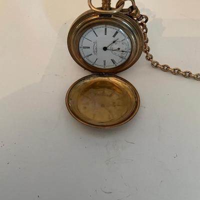 Pocket Gold Plate Watch Waltham