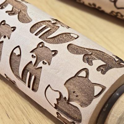 Embossing Wood Rolling Pins