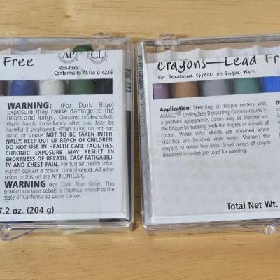 Decorative Effects Crayons for Bisque Ware (2) Sets