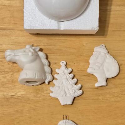 Bisque and Ceramic Oranments