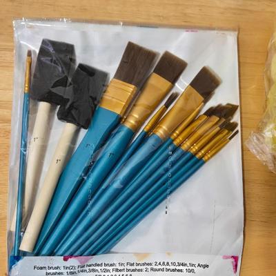 New in the package Paint Brushes and Sponges