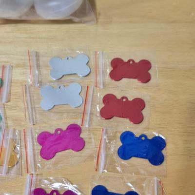 Pet Squeakers and Metal ID Tags