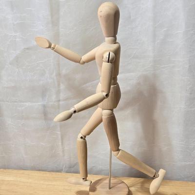 Wood Articulated Posable Figure