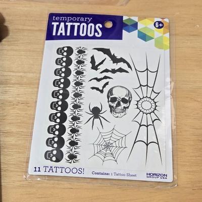 Children's Book, Stickers, Eyeball Rings, and Tattoos
