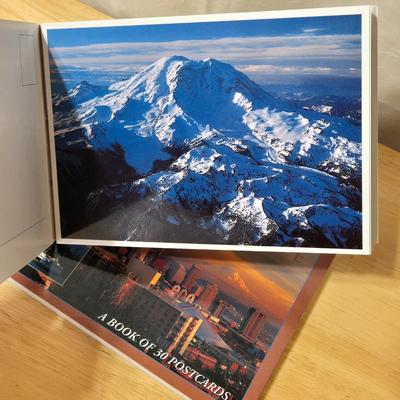 (2) Washington & Seattle Postcard Books