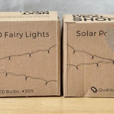 (2) New Boxes of Solar Powered Fairy Lights