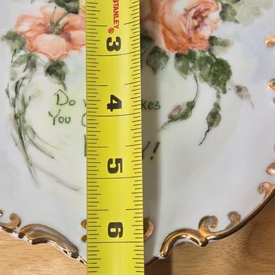 (2) Handpainted Plates