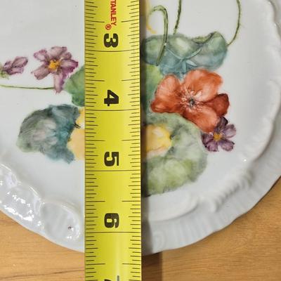 (2) Handpainted Plates