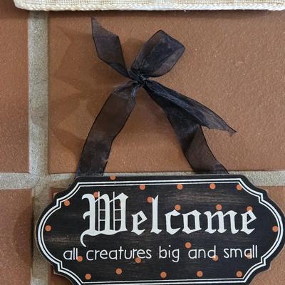 (3) Decorative Hanging Signs