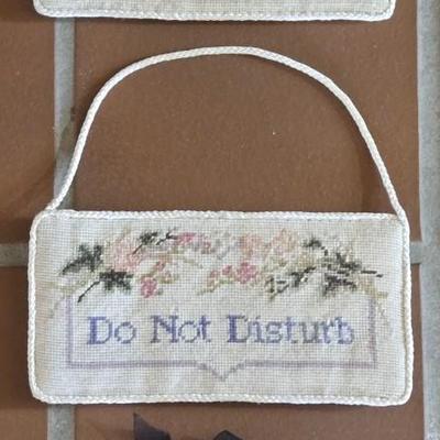 (3) Decorative Hanging Signs
