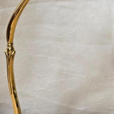 Brass Hanging Tabletop Stand with a Mirror Base