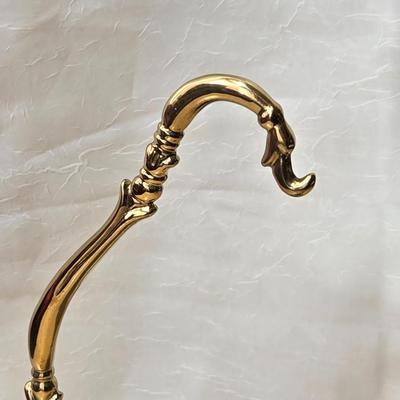 Brass Hanging Tabletop Stand with a Mirror Base