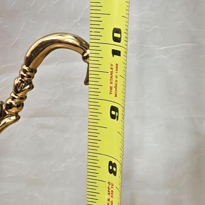 Brass Hanging Tabletop Stand with a Mirror Base