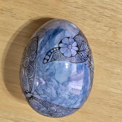 Handpainted Porcelain Egg