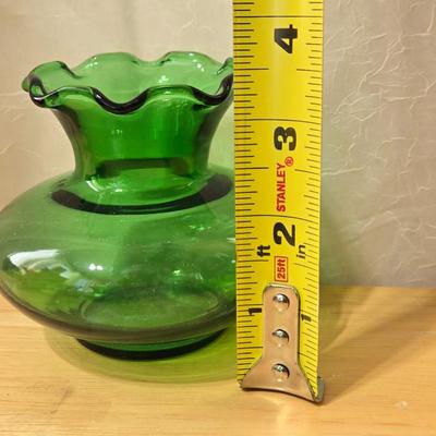 Multicolored Glads Bud Vases