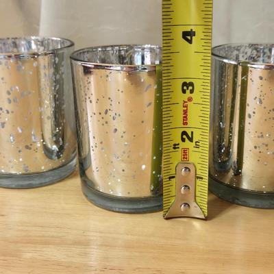 Mercury Glass Style Candleholders