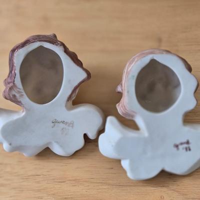 (2) Handpainted Angels