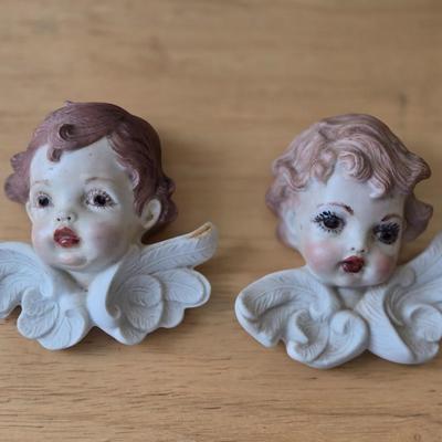 (2) Handpainted Angels