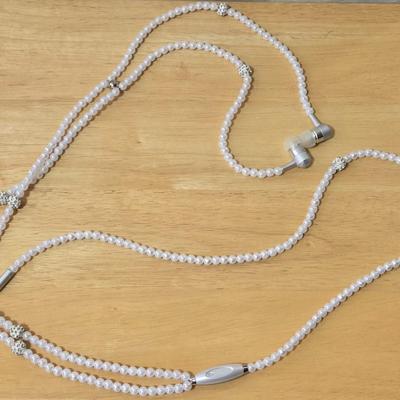 Pearl & Glass Beaded Headphones