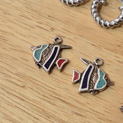 Nautical Sterling Earrings & Pendants/Charms