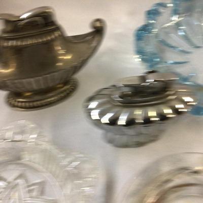 Ashtrays and Metal Lighter Lot