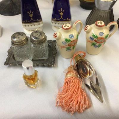 Salt and Pepper with Perfume Lot