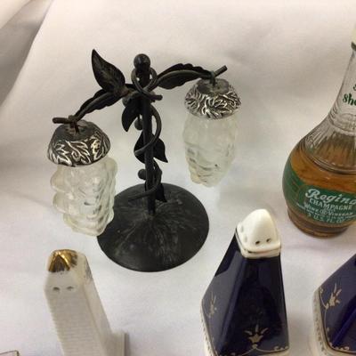 Salt and Pepper with Perfume Lot