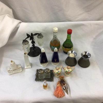 Salt and Pepper with Perfume Lot