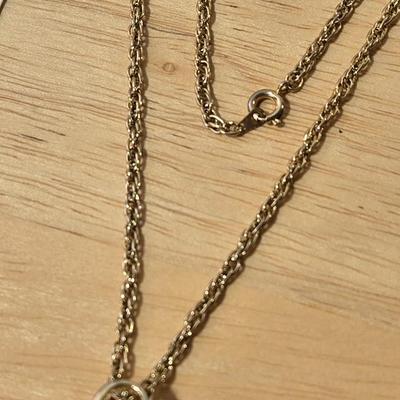 Vintage Necklace and 3 New Charms