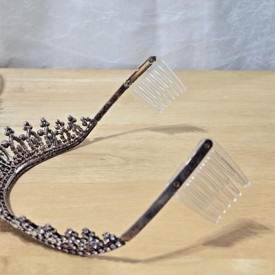 (2) Tiaras and Hair Clip