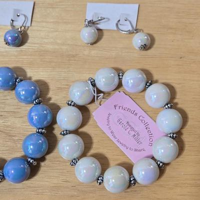 New Beaded Bracelets and Earrings