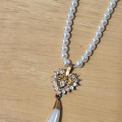 Faux Pearl Necklaces and Bracelets
