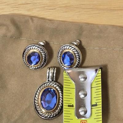 Pendant and Earrings Set